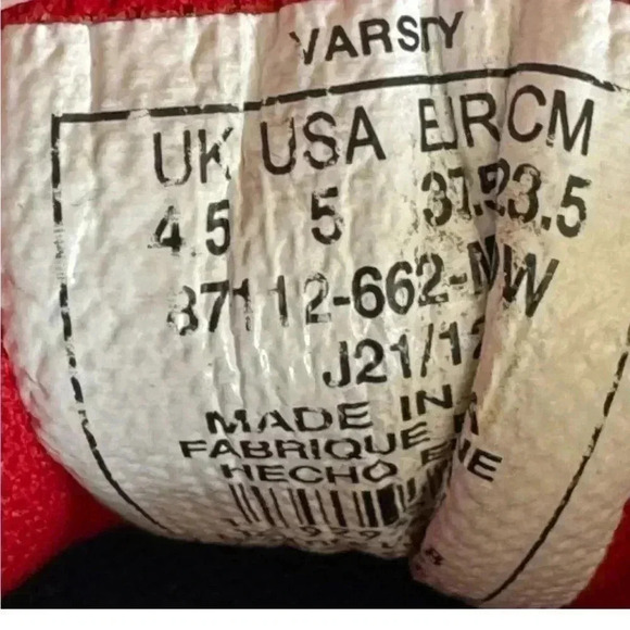 K-Swiss Youth Tubes 200 Shoe Lightweight Breathdable Red Athletic Sneakers SZ 5 - Picture 11 of 11